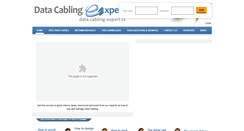 Desktop Screenshot of data-cabling-expert.tv